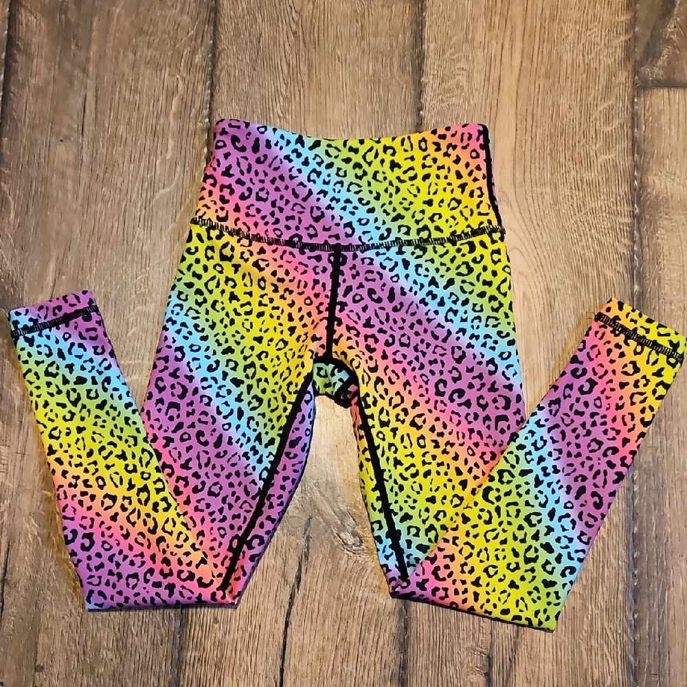 ZYIA Multicolor Leopard Kids Leggings